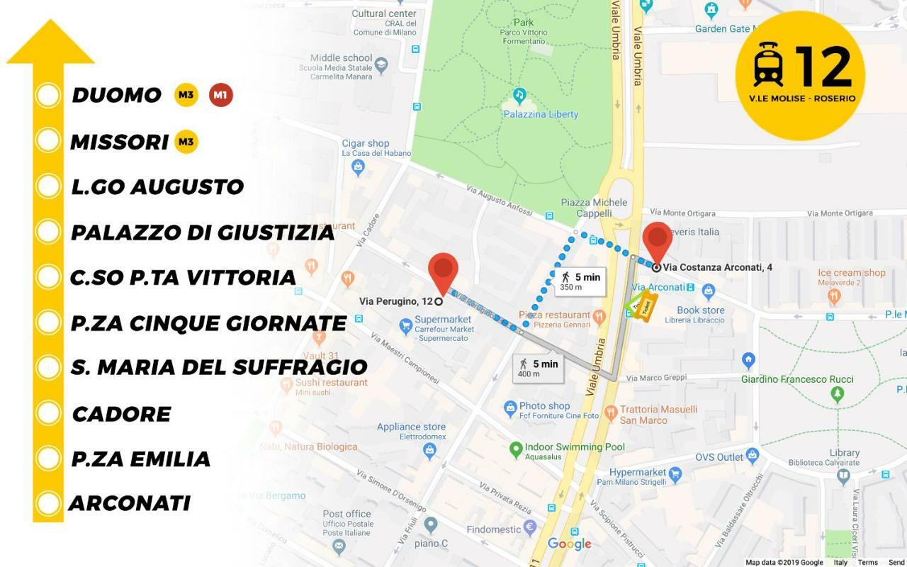 Hotel Perugino Milano Eksteriør bilde